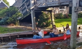 verhuur canadese kano's giethoorn