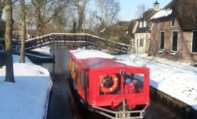 rondvaarten in de winter