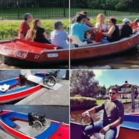 rolstoel toegankelijke sloep giethoorn huren